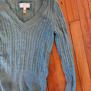 Teal American Eagle sweater
